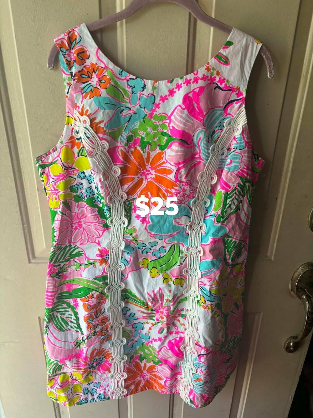 Lilly Pulitzer Pink Orange Green Floral Dress